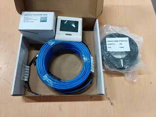 Elektrische vloerverwarming SET 600 watt, Innovaheat, Kabel, Blauw, 20